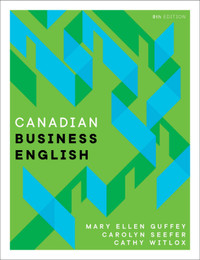 Canadian Business English 8th edition Guffey 9780176832193