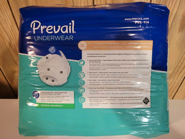 Prevail Adult Diapers  in Health & Special Needs in Kingston - Image 2