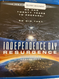 Independance day resurgence Blu-ray 6$