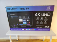 Sharp 43" 4K UHD LED Roku OS Smart TV