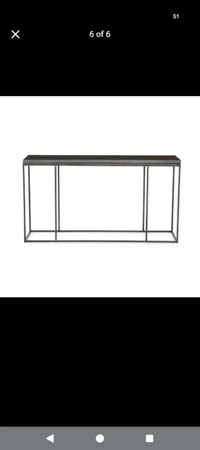 Harlow Bluestone Granite entryway table, View more