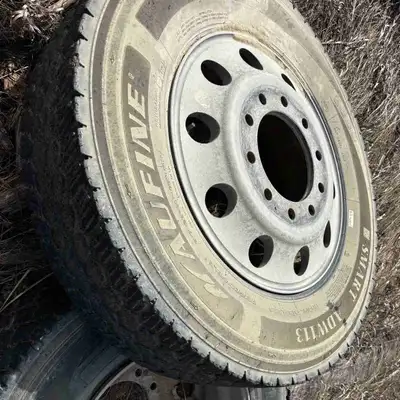 Condition of rubber varies Rims in good shape 8 aluminum 1 steel $1800 for all 9 Cash only Text 306-...