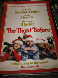 The Night Before - Christmas movie poster + cd