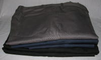 Men's Pants 4PR 2 Styles Grey Navy Black New Unworn W36XL30