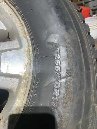 I'm selling a full set of used tires, size 265/70R17, that are in great shape and ready to be mounte...