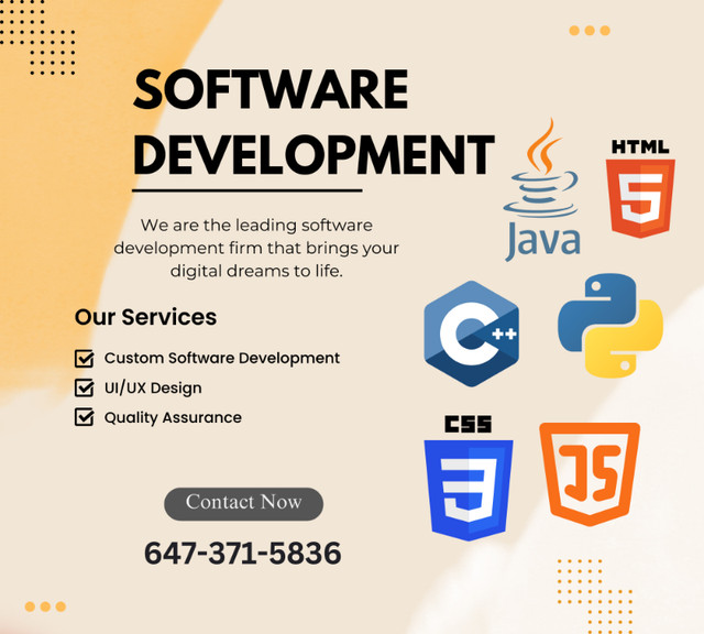 Your First Choice for High-Quality Software Development Solution in Other in City of Toronto