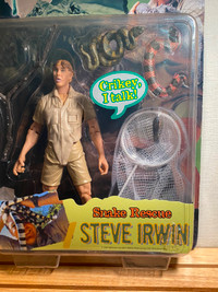 The Crocodile Hunter Talking Steve Irwin Snake Rescue Action Fig