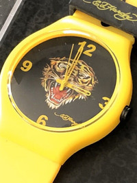 Tiger Watch & Belt by Ed Hardy