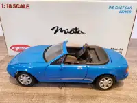 1:18 Diecast Kyosho Mazda Miata MX-5 Convertible Blue