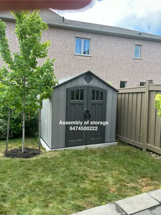 assembly of storage shed in Outdoor Tools & Storage in Markham / York Region - Image 6