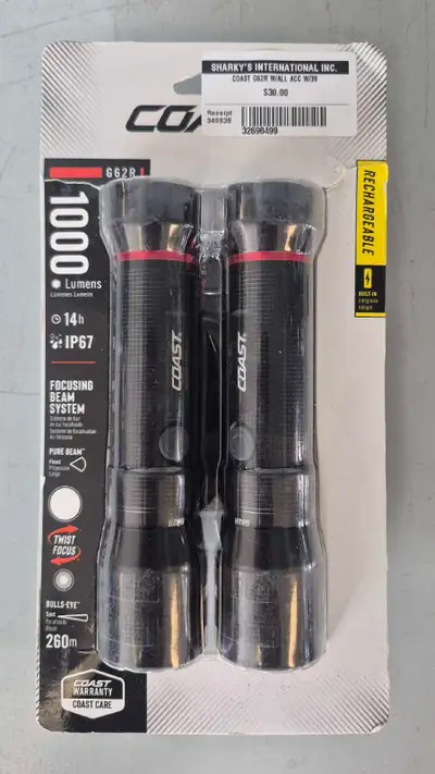 1000 Lumens **Brand New In Packaging** Worth: $39.00 Item #32698499) Please call for current availab...