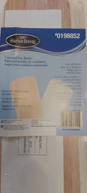 Universal fan blades, View more