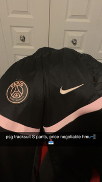 Psg pink and black tracksuit 