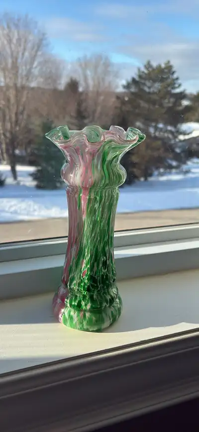 Antique Artisan Made Bud Vase, View more