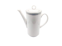 'Grey Platinum' Fine China Coffee Pot by Royal Worchester Spode