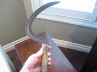 Antique Farm Sickle for Cutting Wheat & Hay - Great Wall Hanger