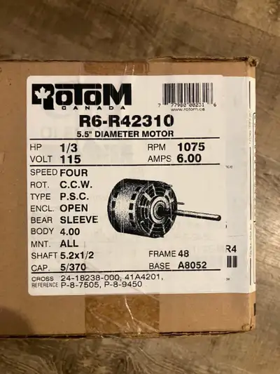 Furnace Blower Motor (New), View more