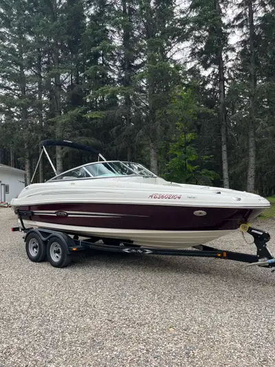 2011 Sea Ray Sun deck Boat 21’ 5.7 300 HP engine Only 101 HRS on it .complete with trailer Specifica...