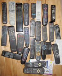 Remote controls (lot, including programmable)