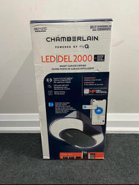 Chamberlain B6713TC - 1 1/4 HP belt drive smart garage door open