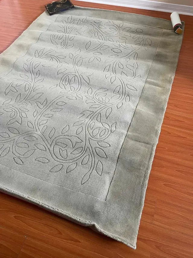 Brand New Wool Carpet 5' x 7', Hand Made Indian62863281327747121