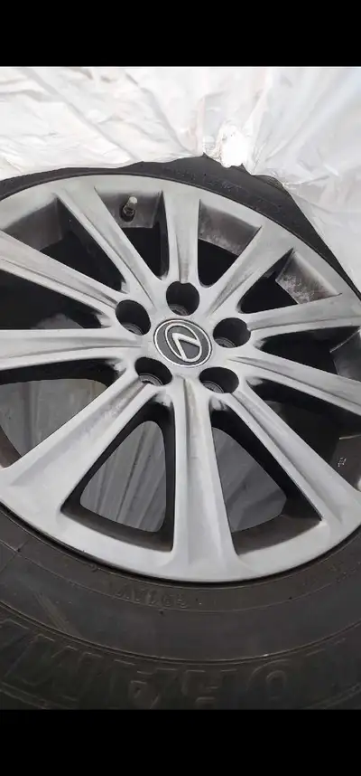 For Sale: Lexus OEM Rims and Tires Upgrade your ride with these authentic Lexus OEM rims and tires!...