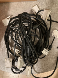 DVI cables (male-male)
