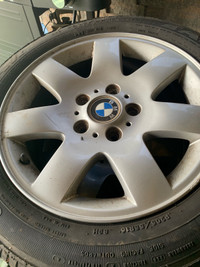 2004 BMW tires with rims in great condition 