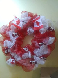 Canada day wreath