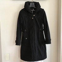 Manteau Noir imperméable pour femme