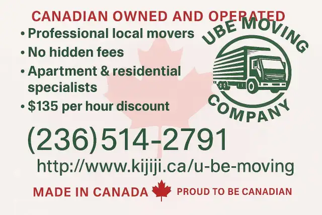 U BE MOVING COMPANY64623143328514120