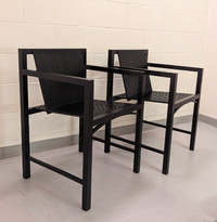 Post Modern Dutch Design Slat Wood Dining Chairs