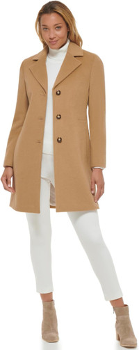 *NWT (Reg. $272)* Calvin Klein Women's Wool/Cashmere Blend Coat