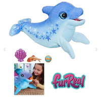 FurReal Dazzlin' Baby My Playful Dolphin, Interactive - NEW