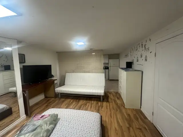 in a basement, studio unit is available for rent in Ontario in Canada - Image 3