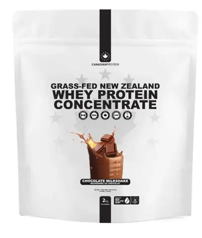 Grass-Fed New Zealand Whey Protein Concentrate 2 Kg (4.4 lb) Available in either: - Unflavoured & Un...