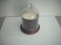 SCENTED CANDLE WITH ETCHED GLASS DOME INDIA