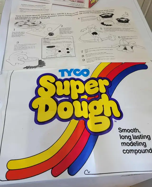 Vintage 1987 Tyco Flower Makin Basket Play Doh Complete with Box62863734267650122