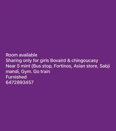 Room for rent