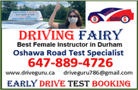 Driving Lessons by FEMALE Instructor in Ajax, Whitby and Oshawa!