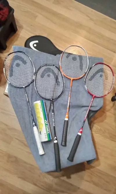 Head Quality Badminton Racquets Bundle (4), View more