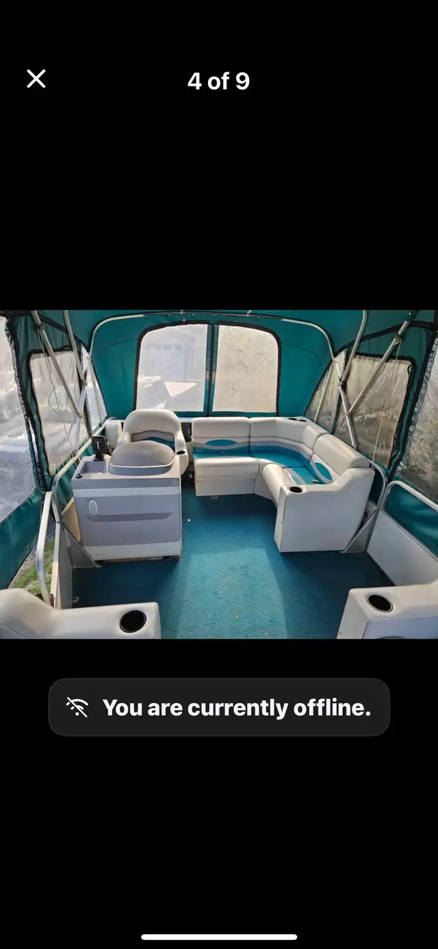 1996 18' Princecraft Pontoon in Powerboats & Motorboats in Sudbury - Image 6