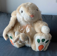 Oversized Mommy and Baby Bunny soft toy, under 2ft new with tags