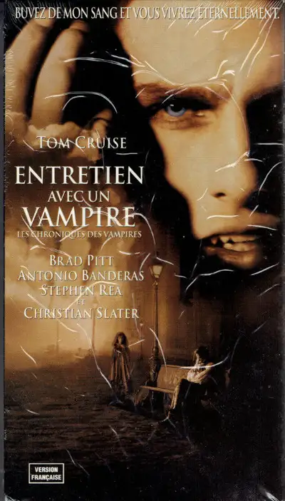 Un VHS neuf dans son emballage avec TOM CRUISE "ENTRETIEN AVEC UN VAMPIRE". INTACT,