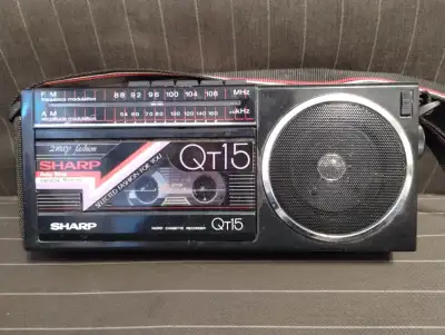 Vintage 1980's Sharp QT15 Radio Cassette Player/Recorder, View more