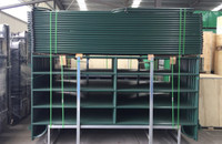Panneaux de corral industriels de 10 pi x 5 pi 54 panel & 2 gate