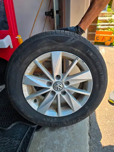 VW wheels and tires (15") Asking $500 obo