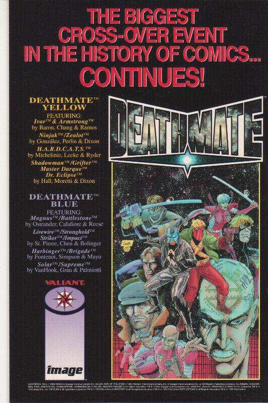 Image/Valiant Comics - Deathmate - Prologue silver foil enhanced in Comics & Graphic Novels in Oshawa / Durham Region - Image 2