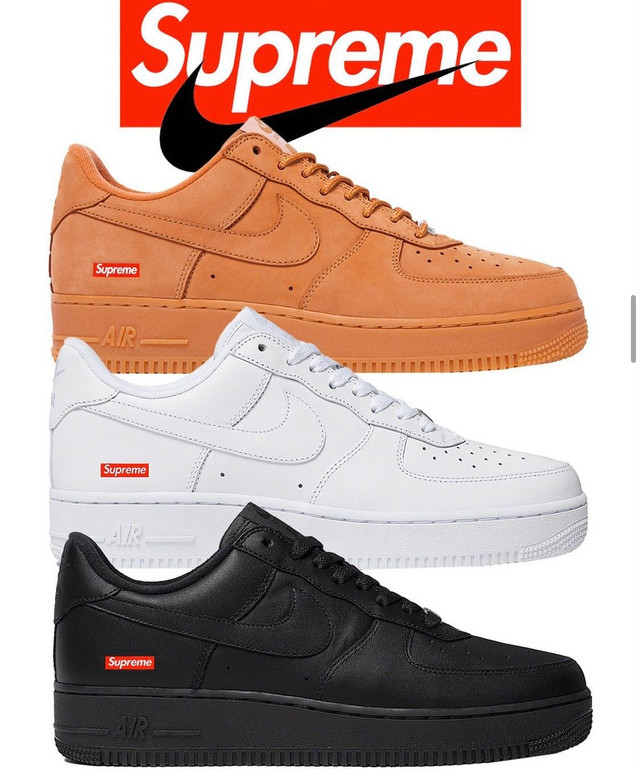 Supreme®/Nike® Air Force 1 Low Size 8 9 10 10.5 | Men's Shoes