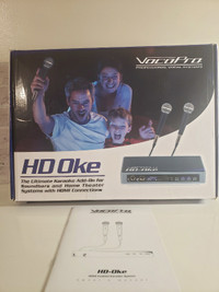 KARAOKE VOCOPRO HD OKE HDMI ADD ON WITH 2 MICS